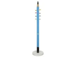 KIDS - Portemanteau 10 Patères Bleu Ciel Pour Enfant