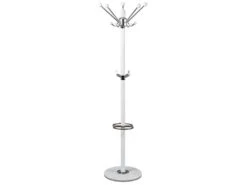 CANELLE - Portemanteau Bois Massif Teinté Blanc