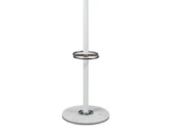 CANELLE - Portemanteau Bois Massif Teinté Blanc -Electroménager Soldes accessoire de rangement 10065445