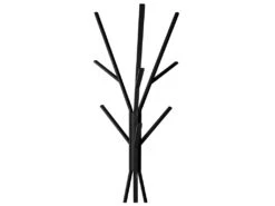 Porte-manteaux En Métal Et Bois Noir 9 Patères H 180 Cm 9 Porte-manteaux En Métal Et Bois Noir 9 Patères H 180 Cm -Electroménager Soldes accessoire de rangement 10736293