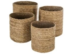 Set De 4 Paniers De Rangement En Seagrass
