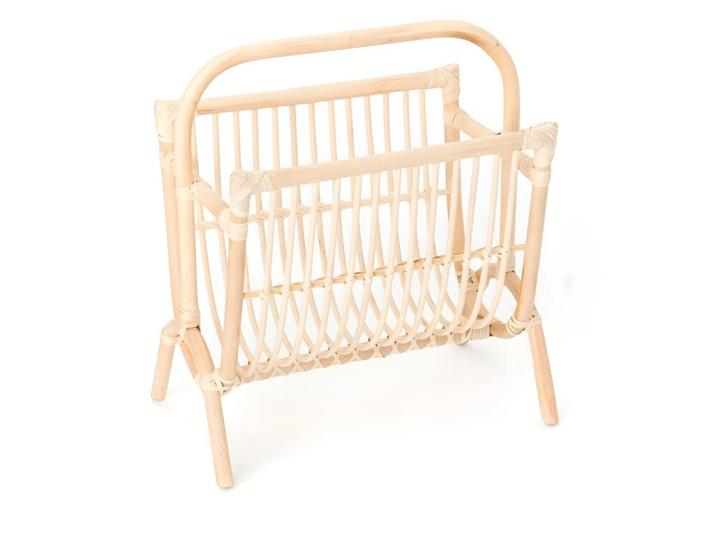 Porte-revues En Rotin Et Bambou 50x32x56 3 Porte-revues En Rotin Et Bambou 50x32x56