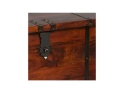 Coffre De Rangement En Bois - JETLAG -Electroménager Soldes accessoire de rangement 11128445