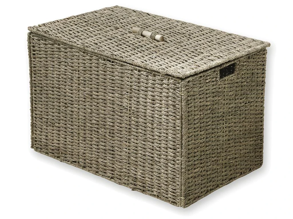 Coffre Pliable En Jonc De Mer Avec Couvercle 3 Coffre Pliable En Jonc De Mer Avec Couvercle