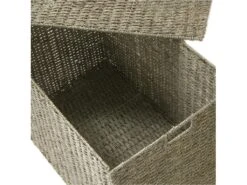 Coffre Pliable En Jonc De Mer Avec Couvercle 14 Coffre Pliable En Jonc De Mer Avec Couvercle -Electroménager Soldes accessoire de rangement 11432879