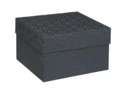 Lot De 2 Boîtes De Rangement En Métal Gris Ardoise -Electroménager Soldes accessoire de rangement 11908797