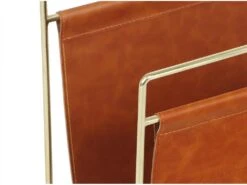 Porte-revues Vintage En Simili - L.38 X P. 22 X H.41 Cm - Métal Et Simili Marron - FERRI 17 Porte-revues Vintage En Simili - L.38 X P. 22 X H.41 Cm - Métal Et Simili Marron - FERRI -Electroménager Soldes accessoire de rangement 12290937