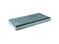 Coffre De Rangement Banc Pliable Velours Côtelé Bleu -Electroménager Soldes accessoire de rangement 12489255