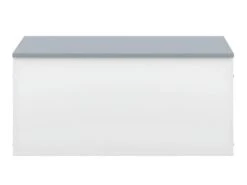 Coffre-banc KNIGHT - Blanc Et Gris Céladon - SYMBIOSIS