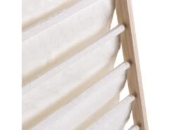 Porte-revues Xoel En Tissu Et Bois Avec 8 Sections -Electroménager Soldes accessoire de rangement 12516071