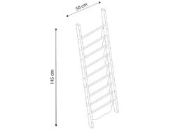 Porte-revues Xoel En Tissu Et Bois Avec 8 Sections -Electroménager Soldes accessoire de rangement 12516073