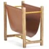 Porte-revues Bento En Cuir Synthétique Et Bois Naturel 1 Porte-revues Bento En Cuir Synthétique Et Bois Naturel -Electroménager Soldes accessoire de rangement 12516075