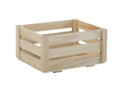 Caisse De Rangement En Pin Massif 25 X 19 X 13 Cm