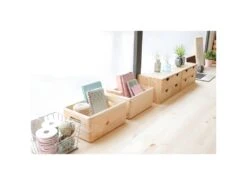 Caisse En Bois De Rangement 40 X 30 X 7 Cm -Electroménager Soldes accessoire de rangement 12808465