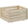 Caisse De Rangement En Pin Massif 30 X 22 X 16 Cm -Electroménager Soldes accessoire de rangement 12808953