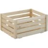 Caisse De Rangement En Pin Massif 36 X 25 X 17 Cm -Electroménager Soldes accessoire de rangement 12812279