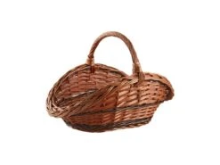 Panier à Bûches En Osier Buff Renforcé