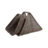 Paniers à Bûches En Poelet Gris (Lot De 2) -Electroménager Soldes accessoire de rangement 12816101