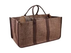 Sac à Bûches En Toile De Jute
