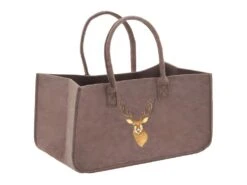 Sac à Bûches En Feutrine 50 X 25 Cm