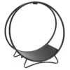 Porte-bûches Rond En Métal Vieilli -Electroménager Soldes accessoire de rangement 12816503