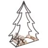 Porte-bûches En Métal Sapin -Electroménager Soldes accessoire de rangement 12816657