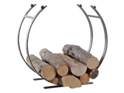 Panier à Buche Design En Fer Forgé