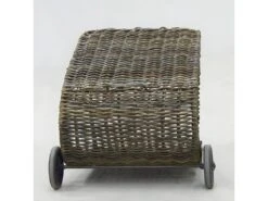 Chariot à Bûches En Poelet Croco Sur Roulettes -Electroménager Soldes accessoire de rangement 12816971