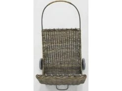 Chariot à Bûches En Poelet Croco Sur Roulettes -Electroménager Soldes accessoire de rangement 12816973