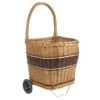 Chariot à Bûches En Osier -Electroménager Soldes accessoire de rangement 12817229
