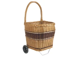 Chariot à Bûches En Osier