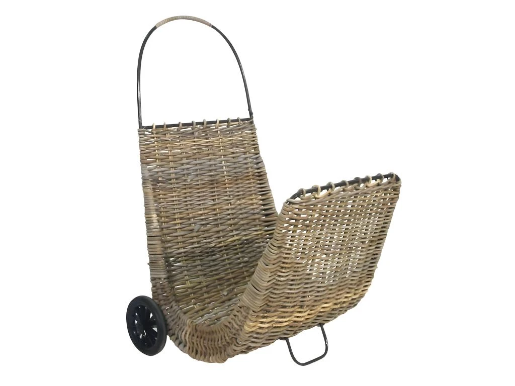 Chariot à Bûches Sur Roulettes En Poelet 3 Chariot à Bûches Sur Roulettes En Poelet