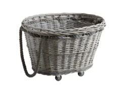 Chariot à Bûches En éclisse Grise