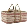Sac à Bûches En Jute Naturel Et Teinté -Electroménager Soldes accessoire de rangement 12819321
