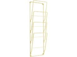 Porte Revue Mural 4 Compartiments Métal Mag