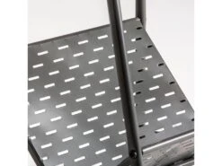 Porte Revue En Fer Et En Bois, Noir Et Brun 40x32x61,5 -Electroménager Soldes accessoire de rangement 12975821