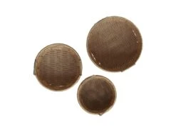 Set De 3 Paniers Zola En Fibre Naturelle -Electroménager Soldes accessoire de rangement 13010129