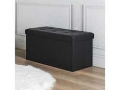 Banc Coffre De Rangement En Polyuréthane Zoé -Electroménager Soldes accessoire de rangement 13356785