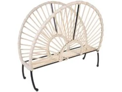 Porte-revues Effet Rotin Arc