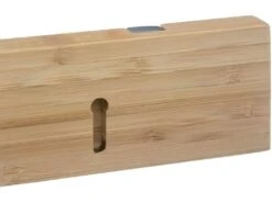 Patère En Bambou 4 Crochets Pliants L 40 Cm -Electroménager Soldes accessoire de rangement 13457755