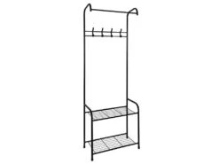 Penderie En Métal Avec Crochers Et étagères