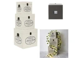 Set De 3 Malles En Bois Charme -Electroménager Soldes accessoire de rangement 13498453