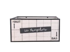 Cagette De Rangement En Bois Recyclerie (Lot De 2) -Electroménager Soldes accessoire de rangement 13510885