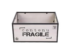 Cagette De Rangement En Bois Recyclerie (Lot De 2) -Electroménager Soldes accessoire de rangement 13510887