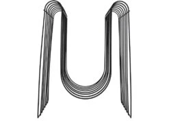 Range Magazines En Métal Filaire Spirale Noir -Electroménager Soldes accessoire de rangement 13512699