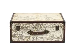 Set De 2 Malles En Bois Mappemonde 9 Set De 2 Malles En Bois Mappemonde -Electroménager Soldes accessoire de rangement 13524527