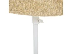 Mannequin Décoratif Sur Pied Buste Tressé Doré Et Naturel H 160 Cm -Electroménager Soldes accessoire de rangement 13620927