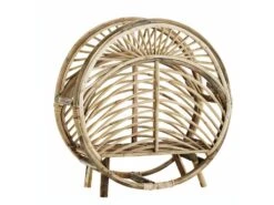 Porte-revues En Rotin Style Vintage