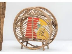 Porte-revues En Rotin Style Vintage -Electroménager Soldes accessoire de rangement 13937269