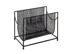 Porte-Revues En Acier "Laqué" 37cm Noir